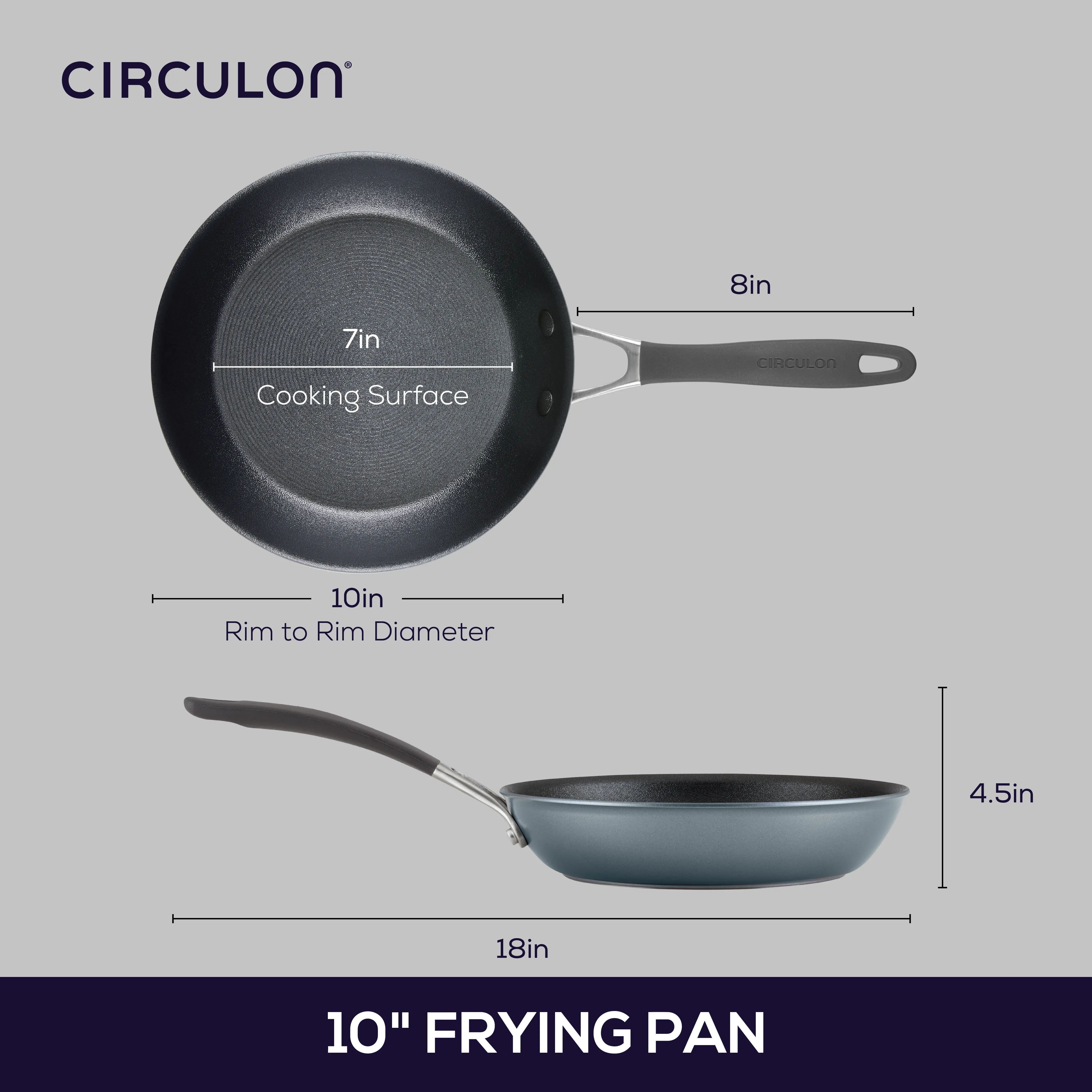 10-Inch Frying Pan: Nonstick ScratchDefense™ Fry Pan