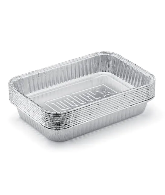10-Pack Weber Drip Pans (Small) for BBQs