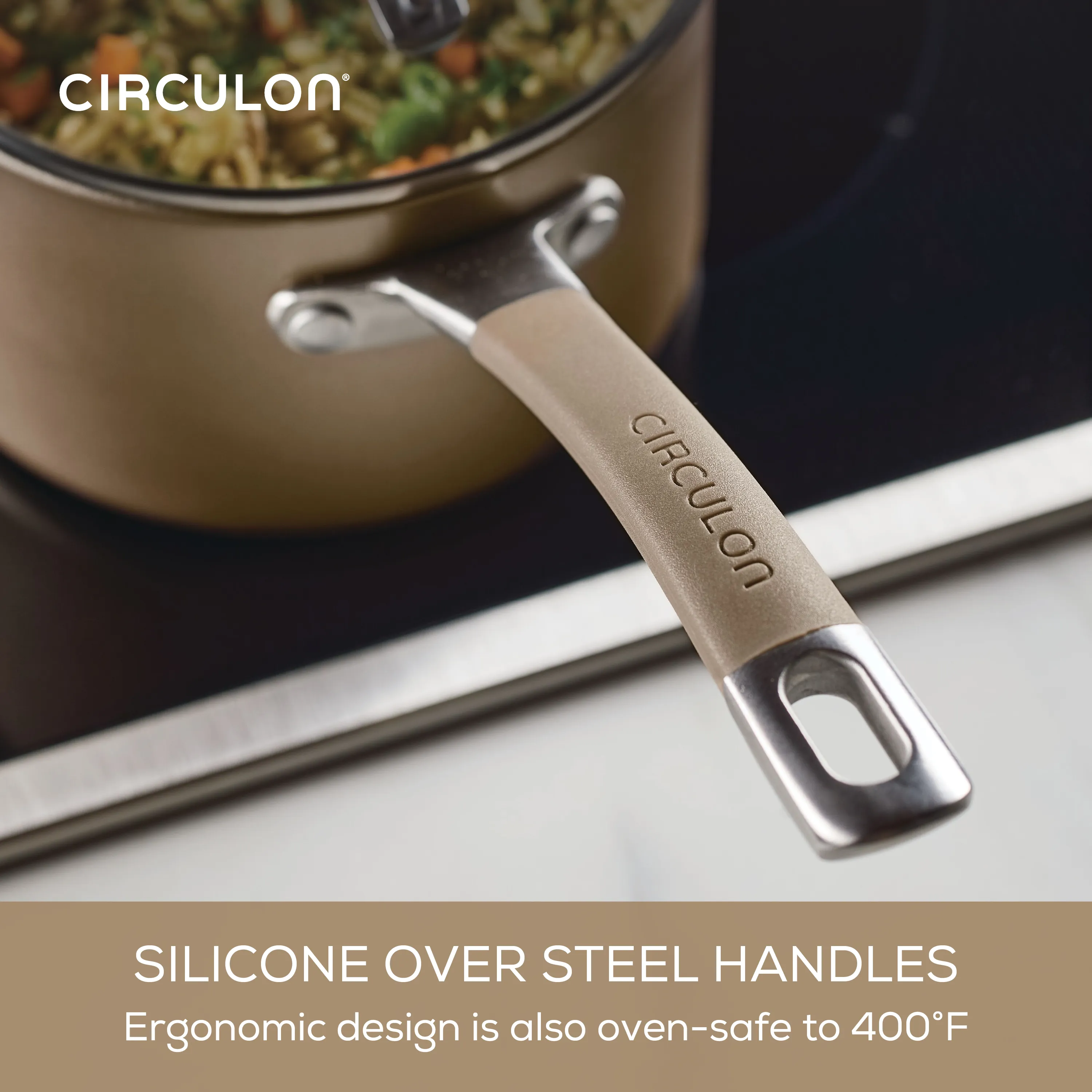 10-Piece ScratchDefense Nonstick Cookware Set
