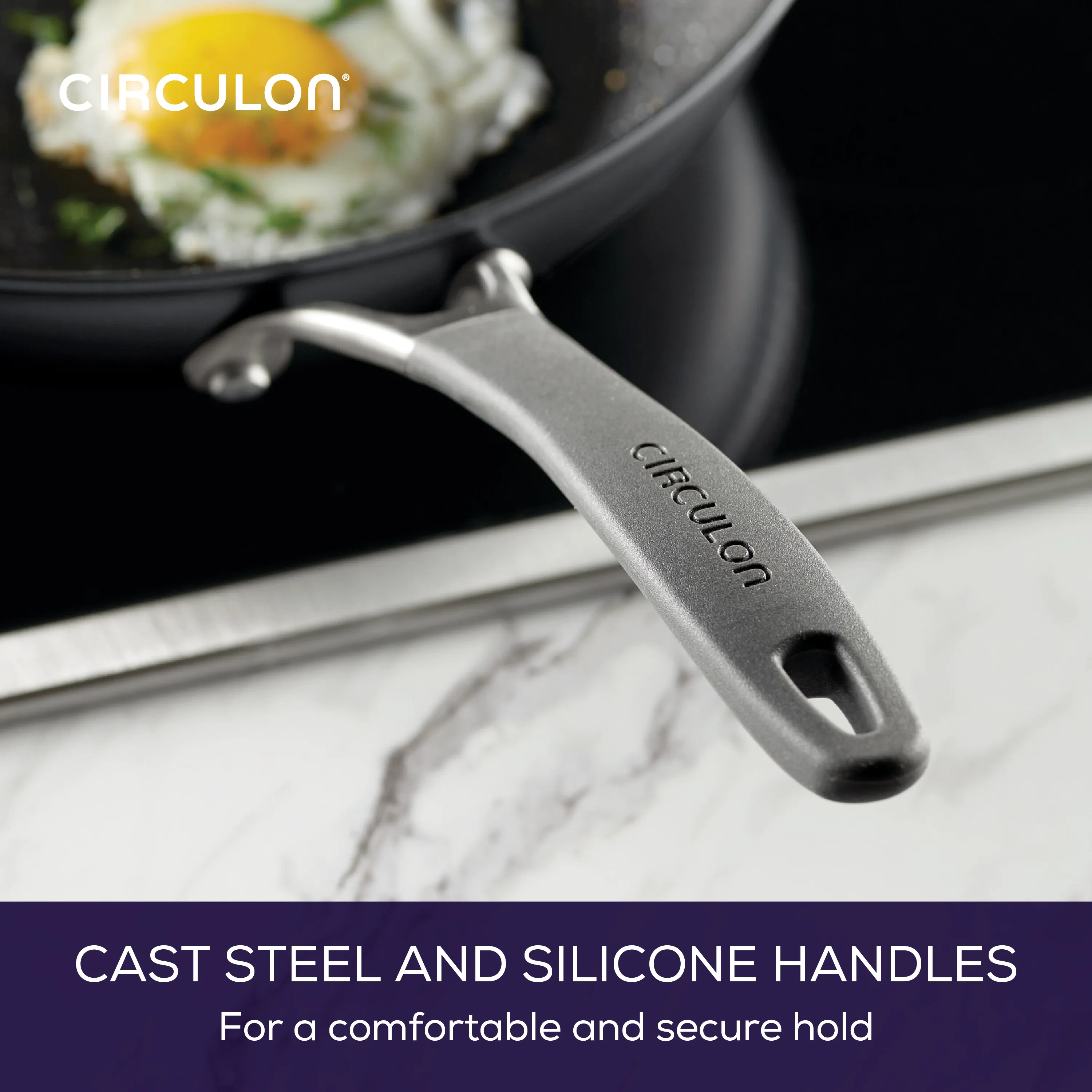 10-Piece ScratchDefense™ Nonstick Cookware Set