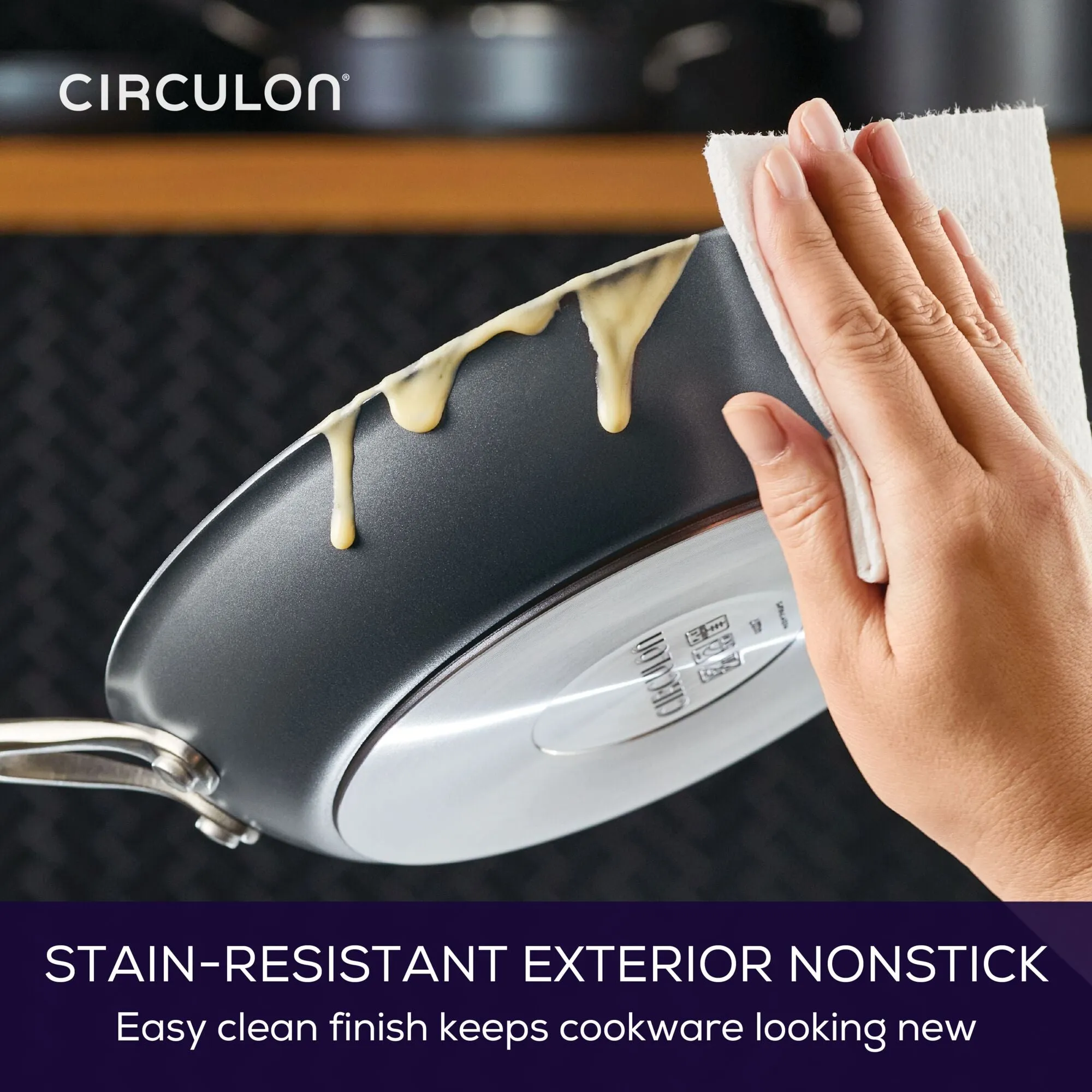 12-Inch Frying Pan: ScratchDefense™ Nonstick Fry Pans