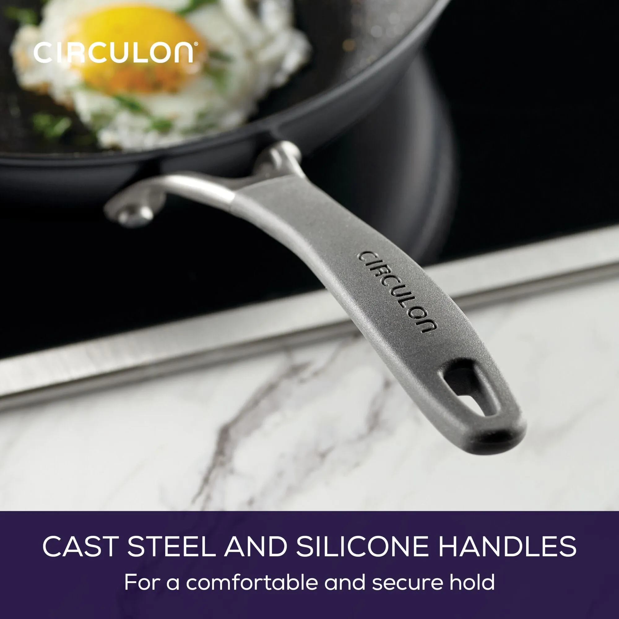 12-Inch Frying Pan: ScratchDefense™ Nonstick Fry Pans