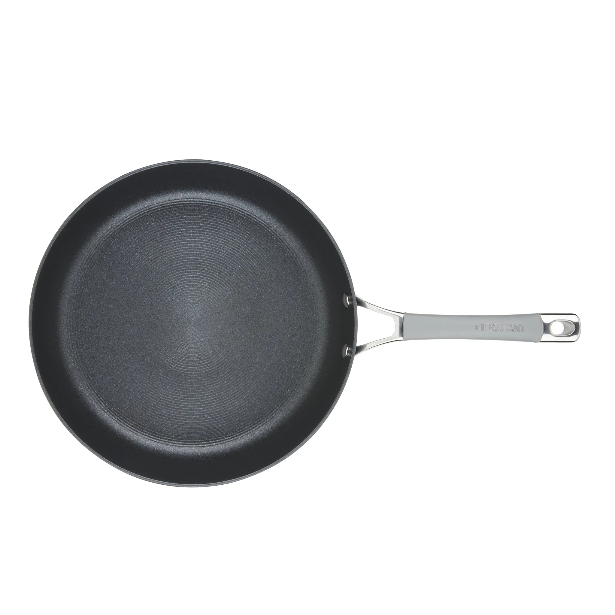 12-Inch Hard-Anodized Nonstick Deep Frying Pan with Lid