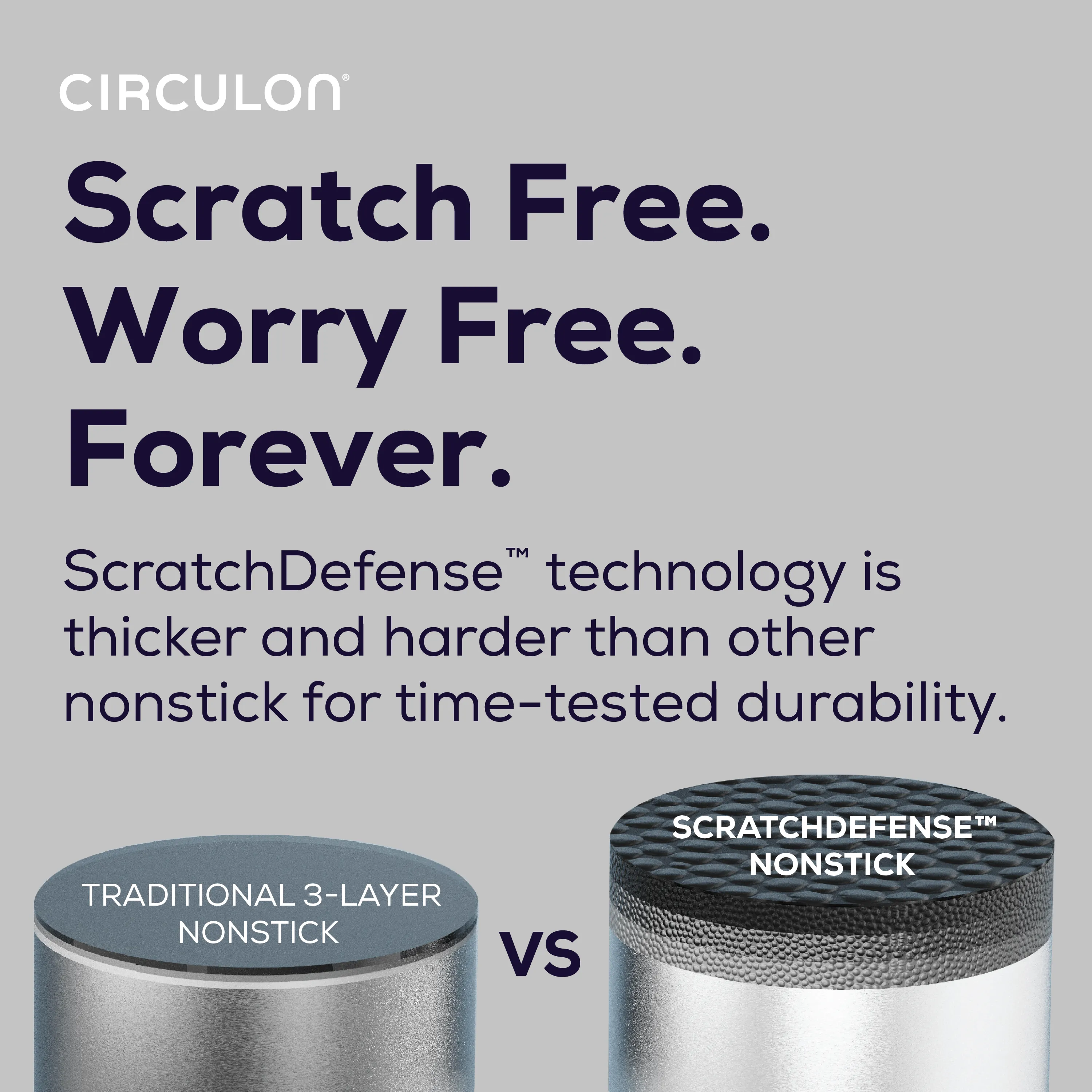 12-Piece ScratchDefense™ Nonstick Cookware Set