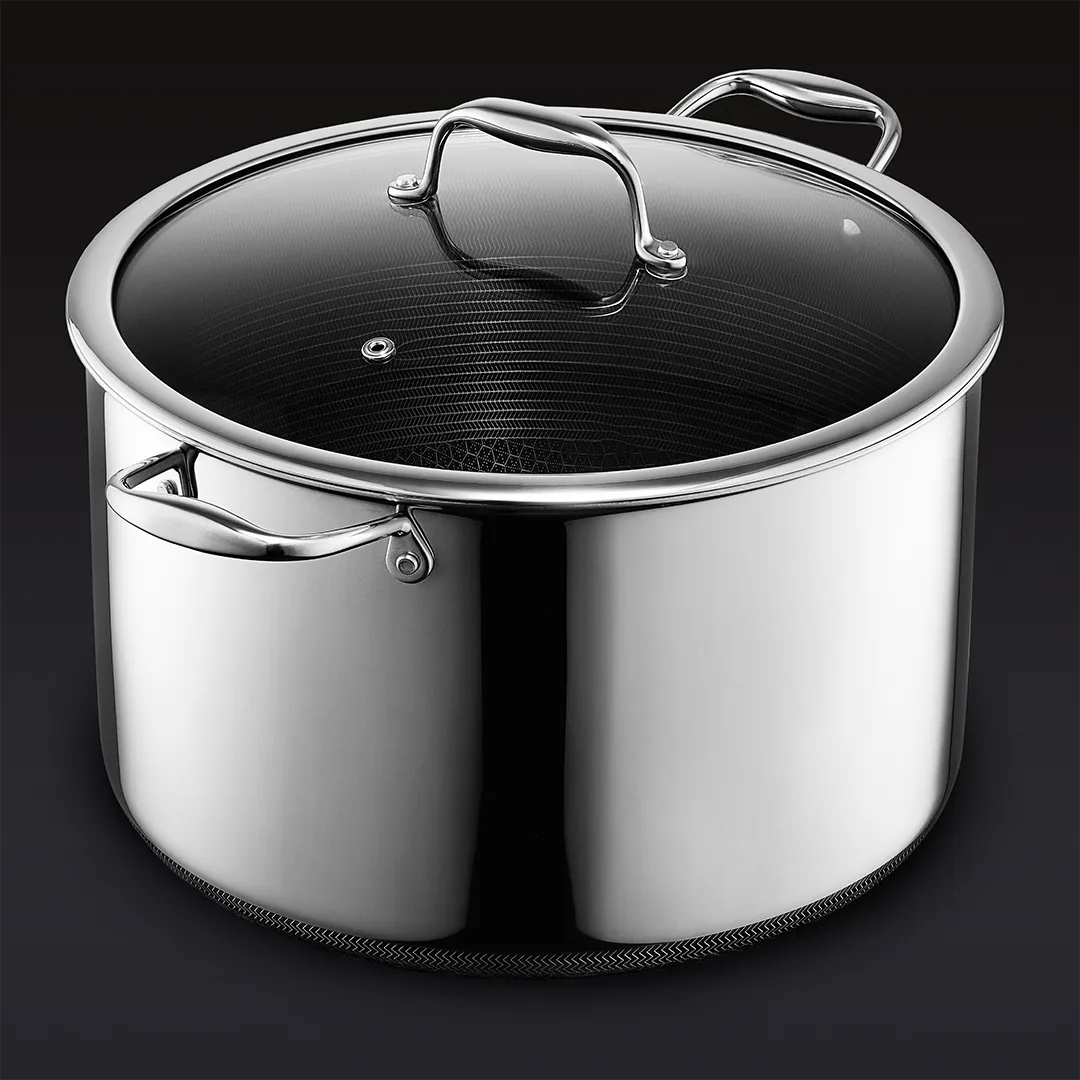 12QT Hybrid Stock Pot with Lid (11.35L)