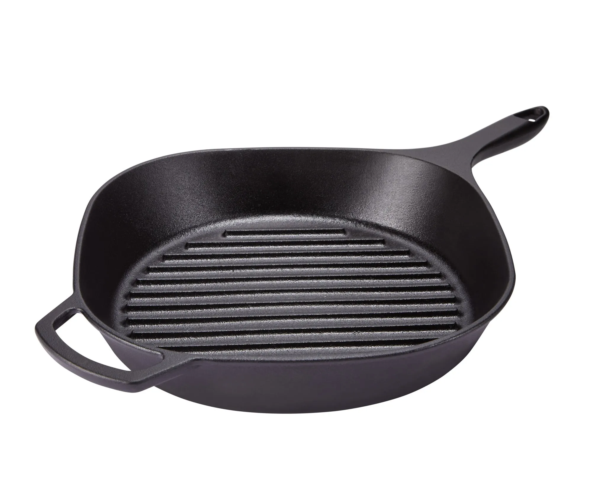 12" Pre-Seasoned Cast Iron Grill Pan