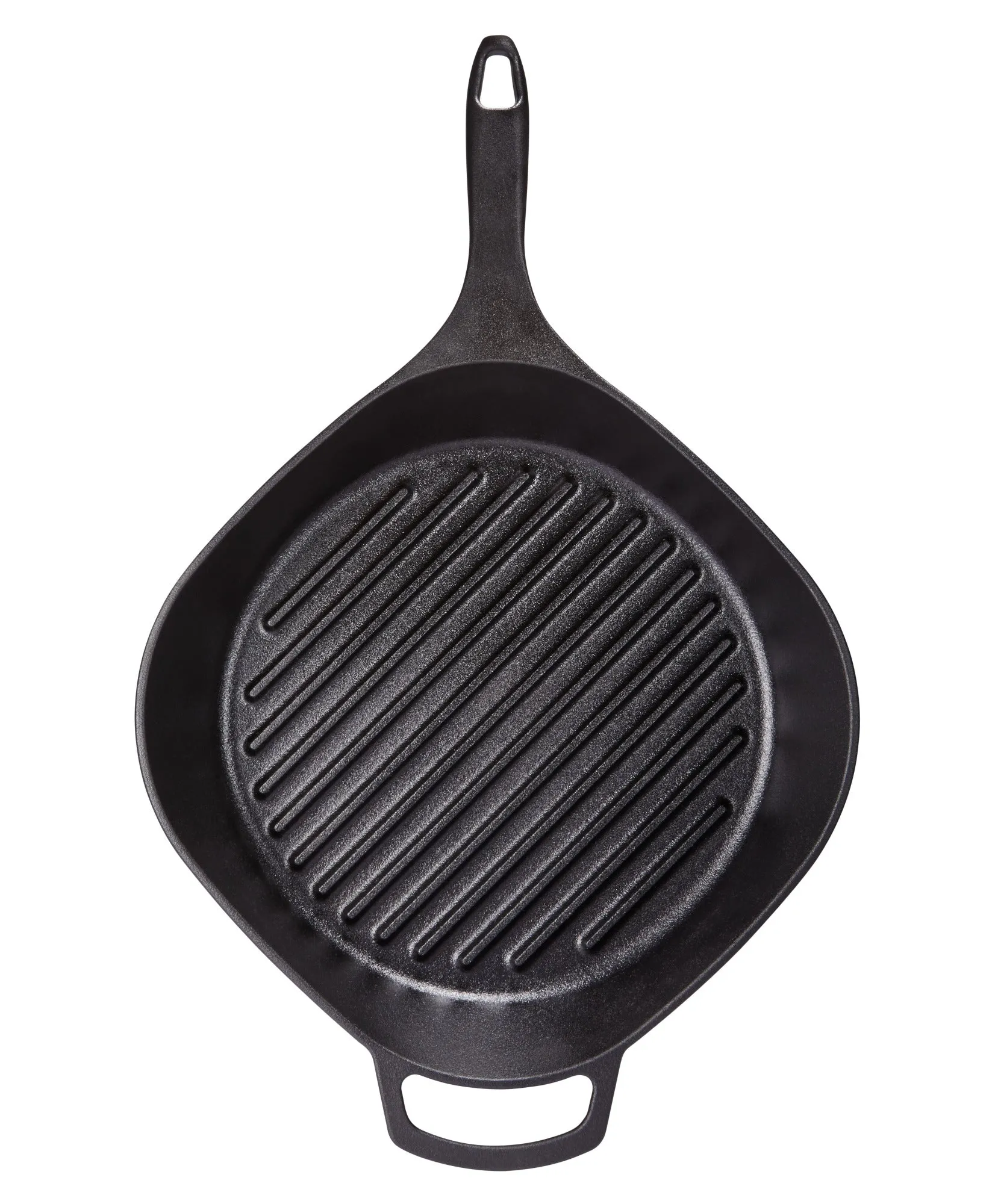 12" Pre-Seasoned Cast Iron Grill Pan