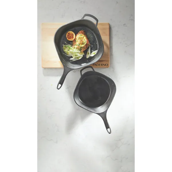 12" Pre-Seasoned Smooth-Release Cast Iron Skillet