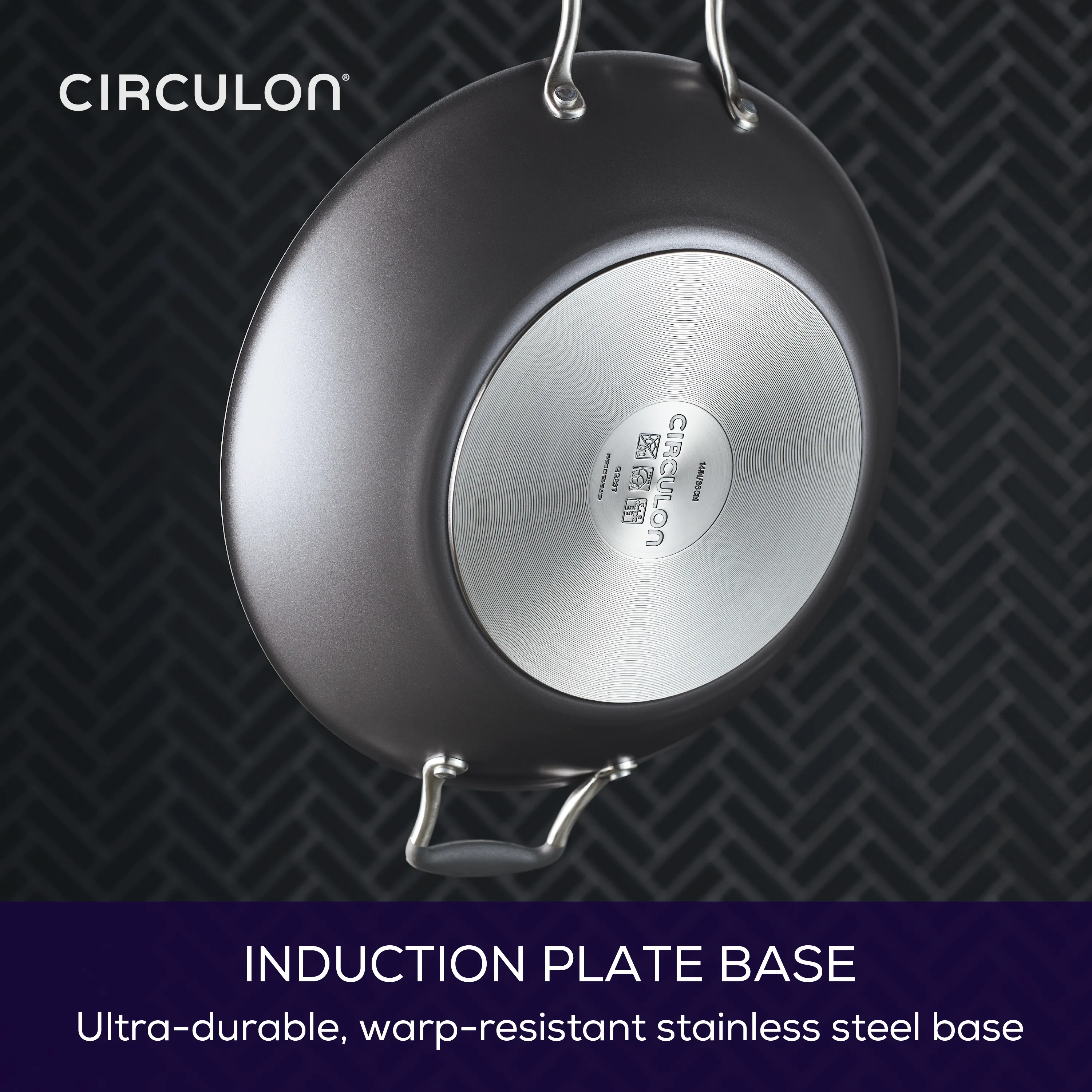 14-Inch A1 ScratchDefense™ Nonstick Wok with Lid
