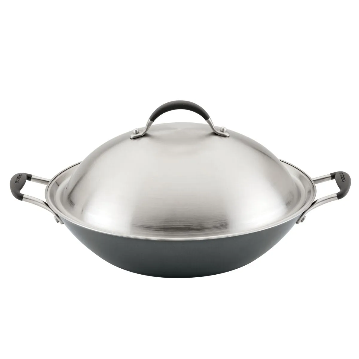 14-Inch A1 ScratchDefense™ Nonstick Wok with Lid