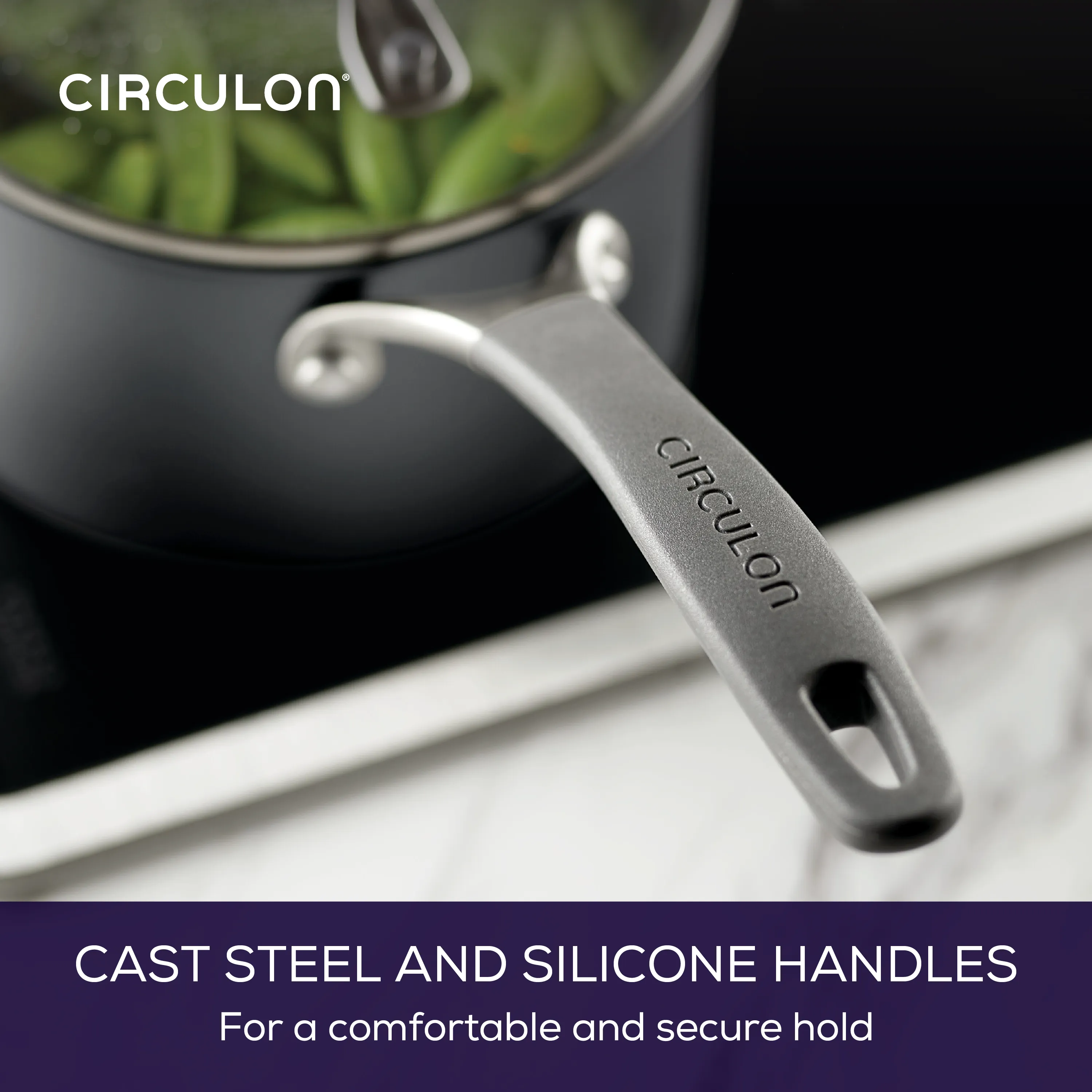 2-Quart A1 ScratchDefense™ Nonstick Sauce Pan with Lid