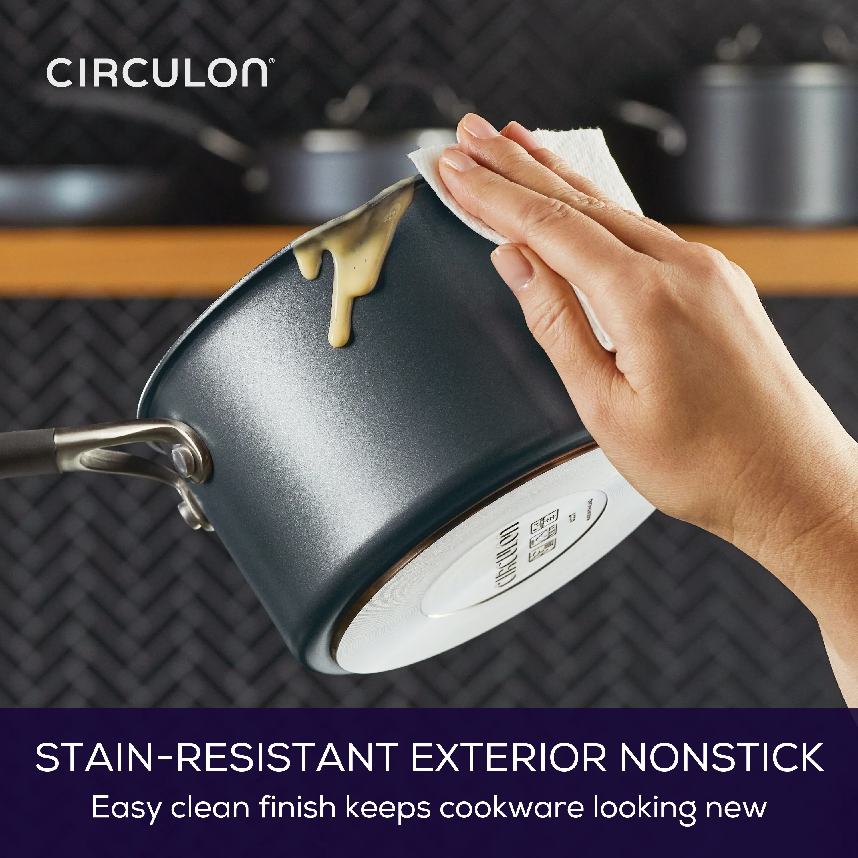 2-Quart A1 ScratchDefense™ Nonstick Sauce Pan with Lid