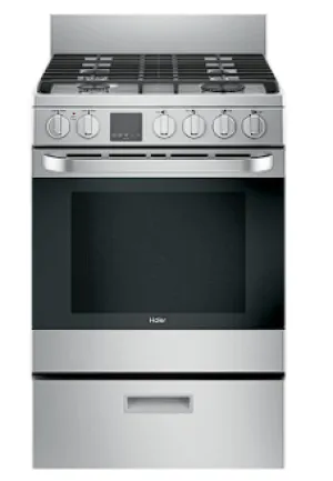 24" 2.9 Cu. Ft. Gas Free-Standing Range with Convection and Modular Backguard