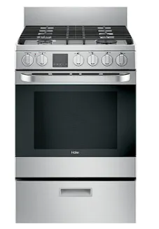 24" 2.9 Cu. Ft. Gas Free-Standing Range with Convection and Modular Backguard