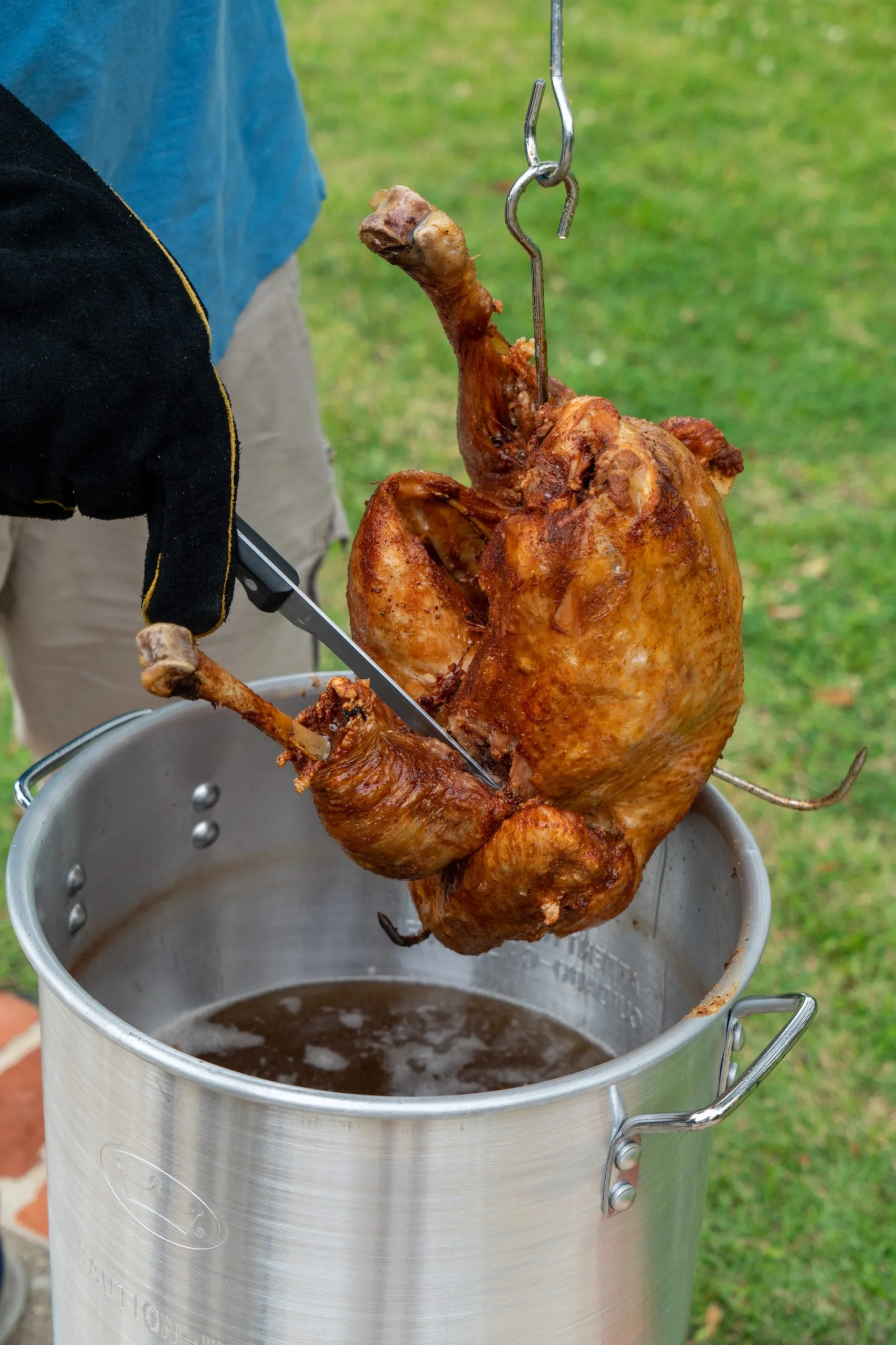 29QT Aluminum Turkey Frying Cooker Kit