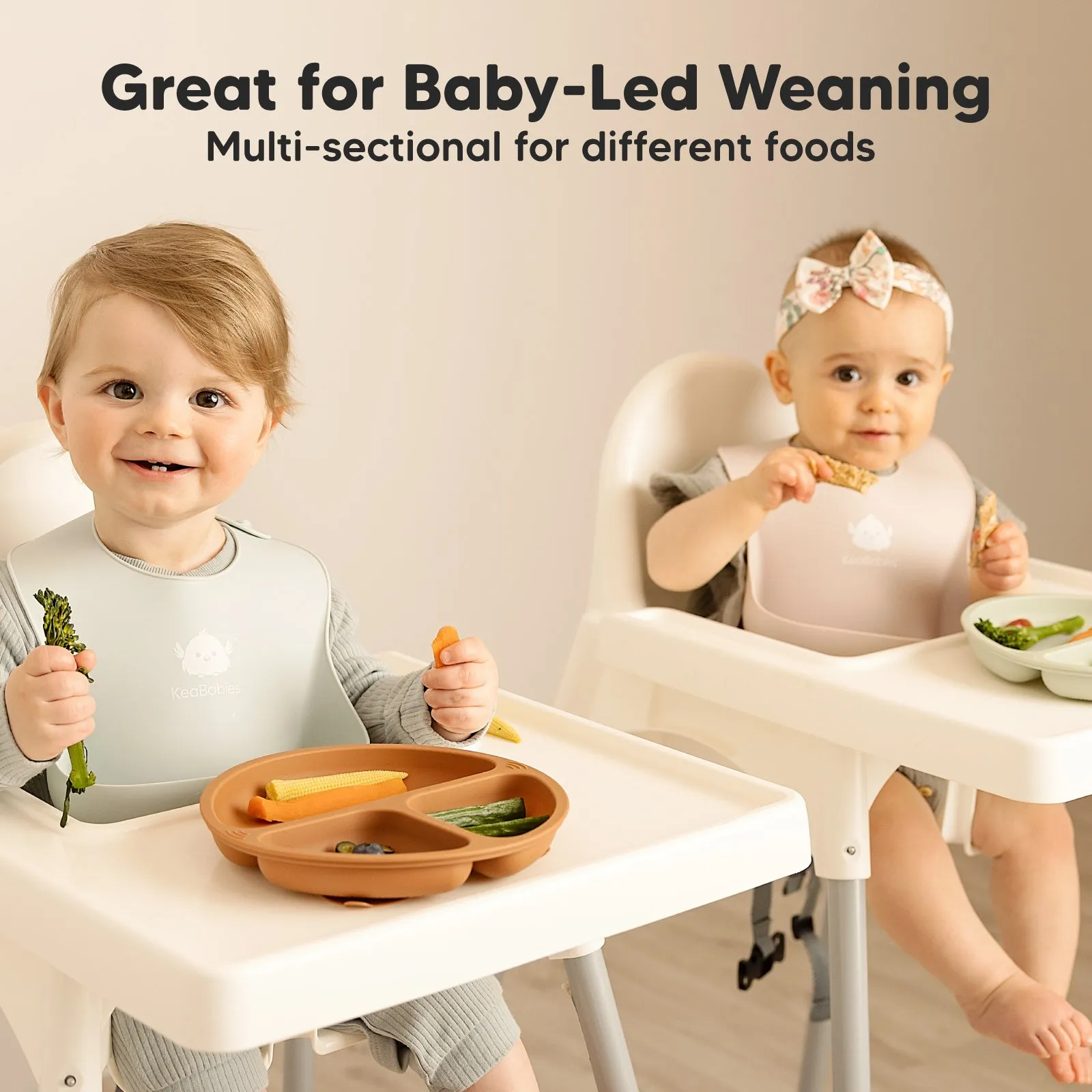 3-Pack Prep Silicone Suction Plates