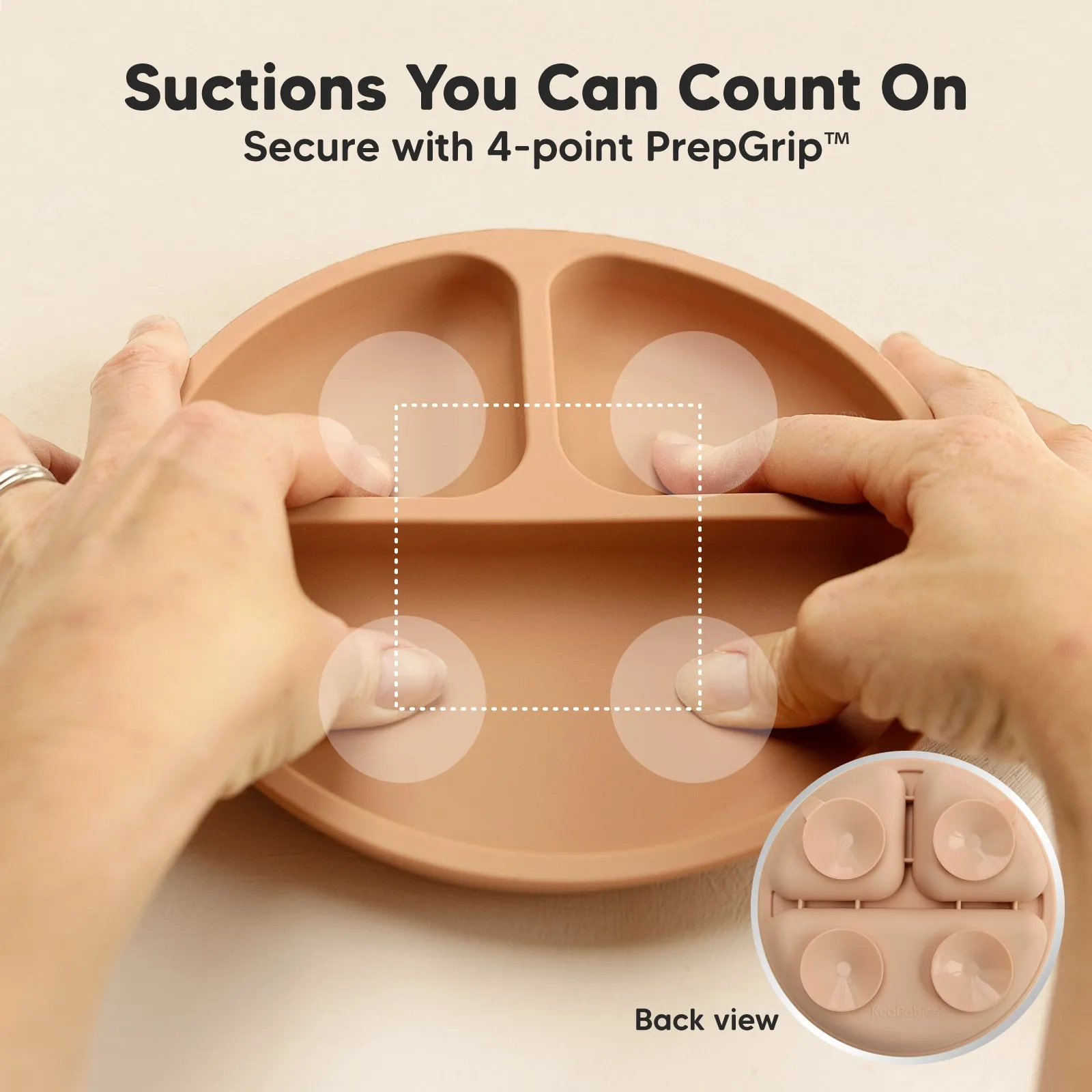 3-Pack Prep Silicone Suction Plates
