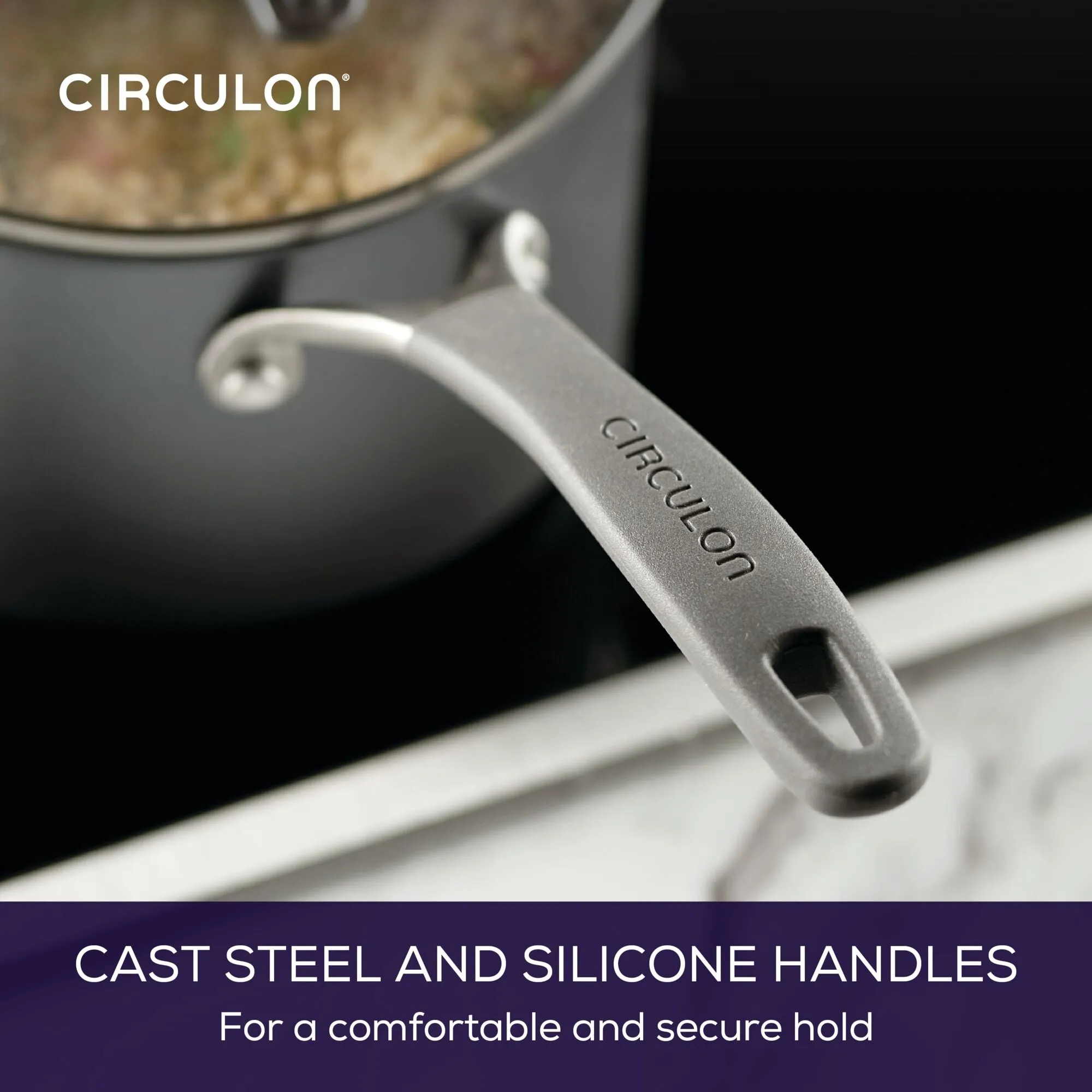 3-Quart A1 ScratchDefense™ Nonstick Saucepan and Lid
