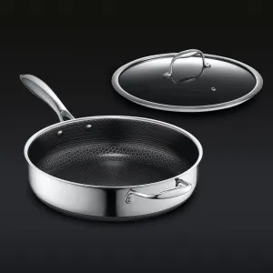 4.5QT Hybrid Deep Sauté Pan with Lid (4.25L)