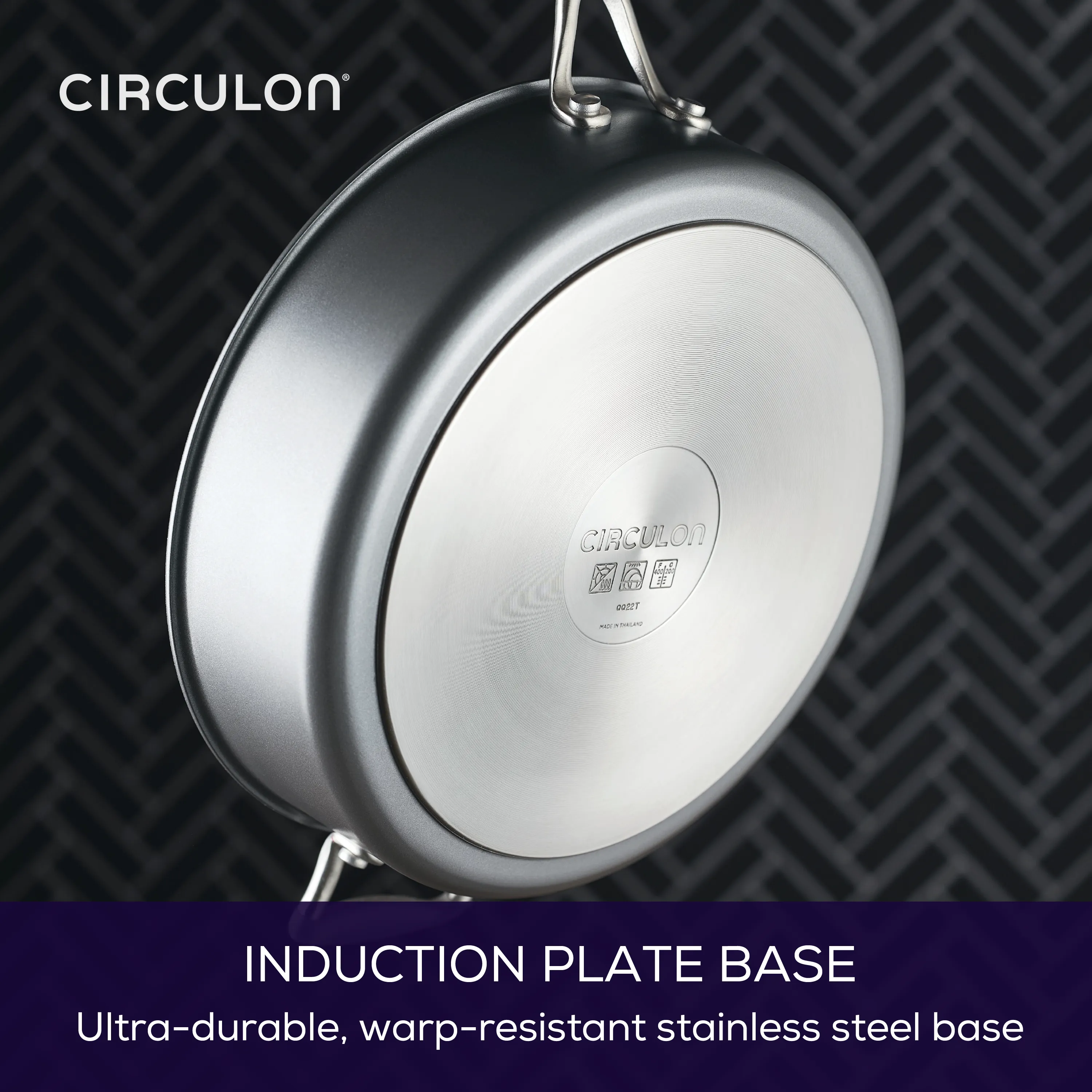 5-Quart A1 ScratchDefense™ Nonstick Saute Pan with Lid