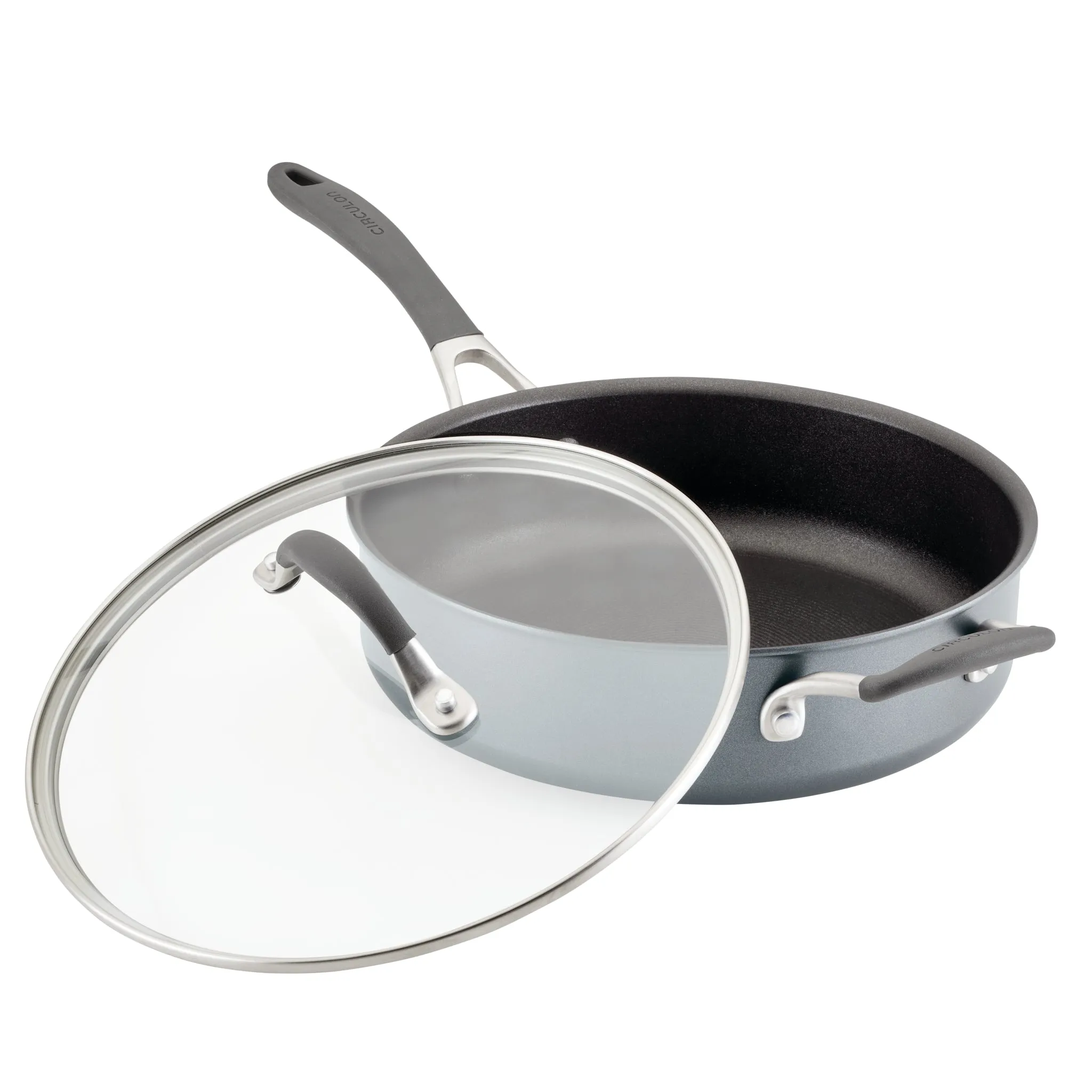 5-Quart A1 ScratchDefense™ Nonstick Saute Pan with Lid