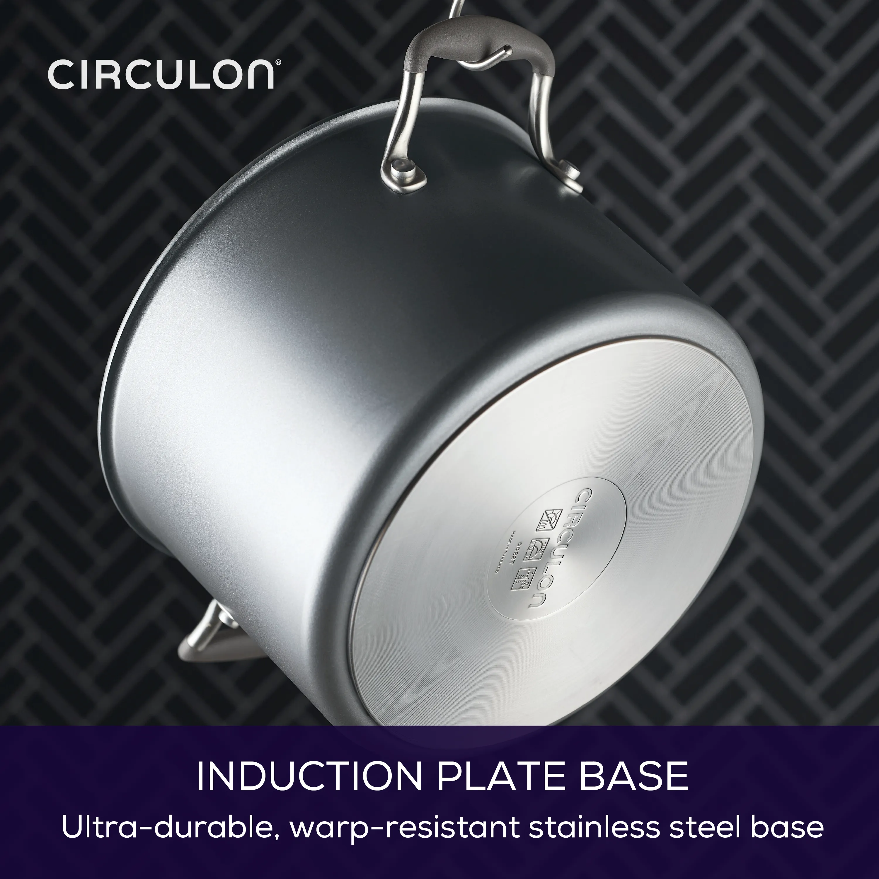 8-Quart Pot ScratchDefense™ Nonstick Stockpot with Lid