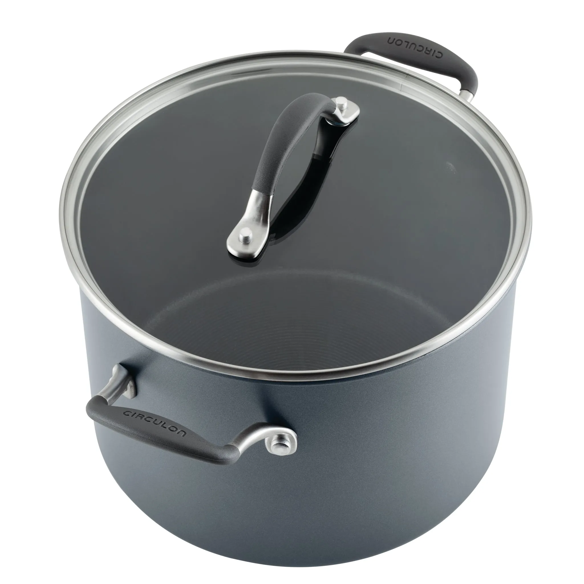 8-Quart Pot ScratchDefense™ Nonstick Stockpot with Lid