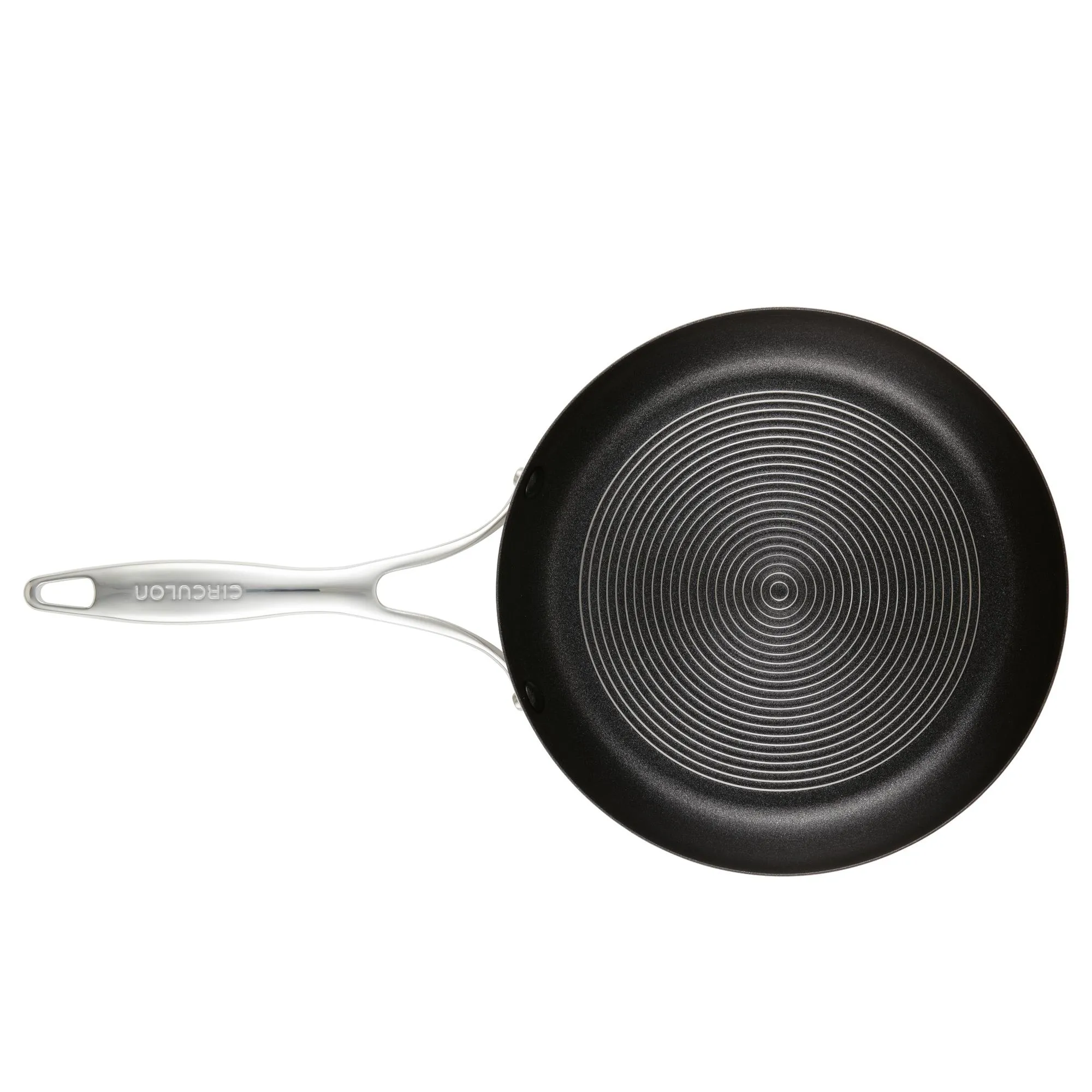 9.5" Hybrid Stainless Steel Frying Pan w/ Stainless-Steel Spatula