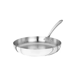 Agnelli 1907 Series 3-Ply Stainless Steel Fry Pan With Stainless Steel Handle, 11-Inches