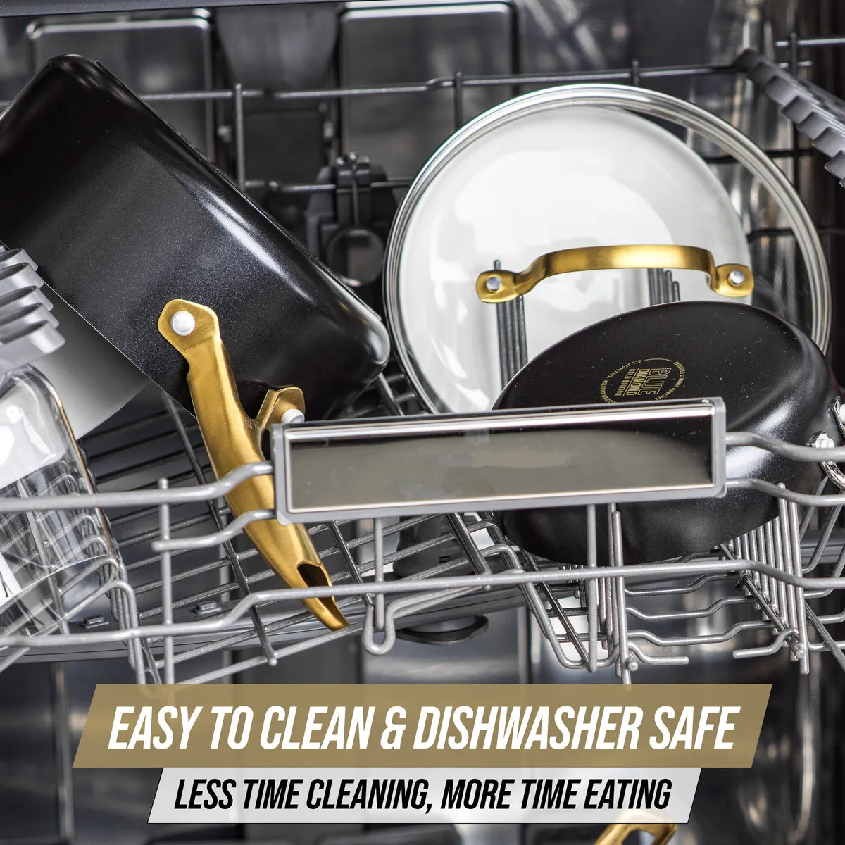 Blue Diamond Gold 10-Piece Cookware Set