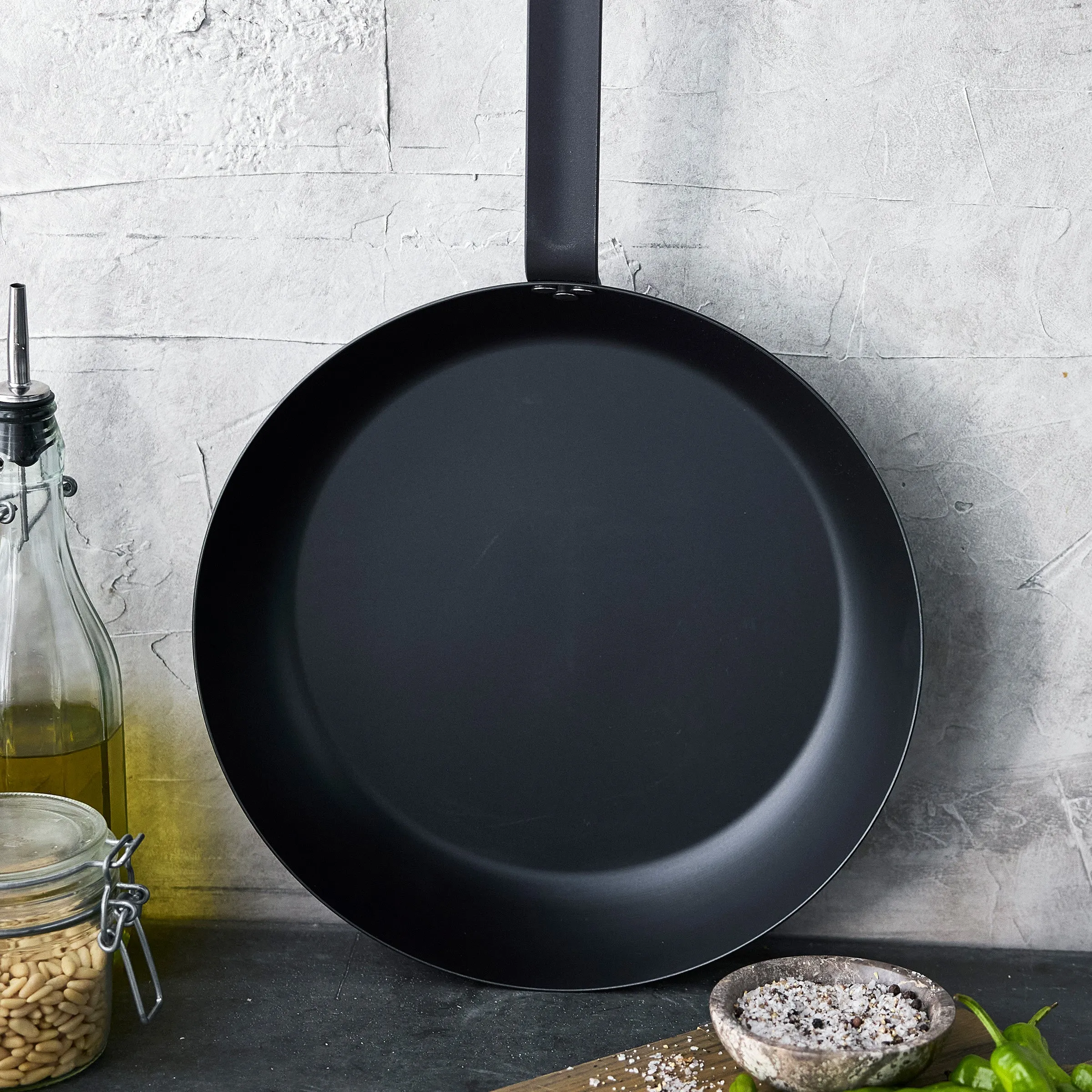 Bobby Flay by GreenPan 8", 10" and 12" Carbon Steel Frypan Set