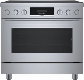 Bosch Stainless Steel 36" Industrial-Style Electric Induction Range (3.7 cu. ft.) - HIS8655C