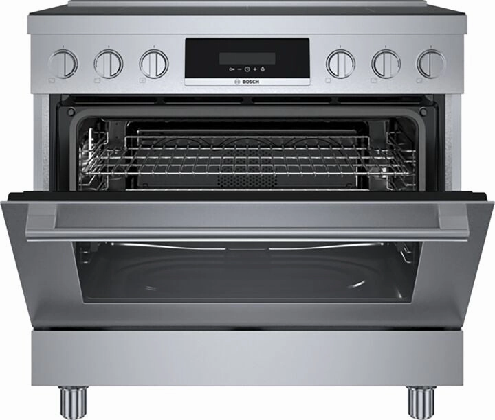 Bosch Stainless Steel 36" Industrial-Style Electric Induction Range (3.7 cu. ft.) - HIS8655C
