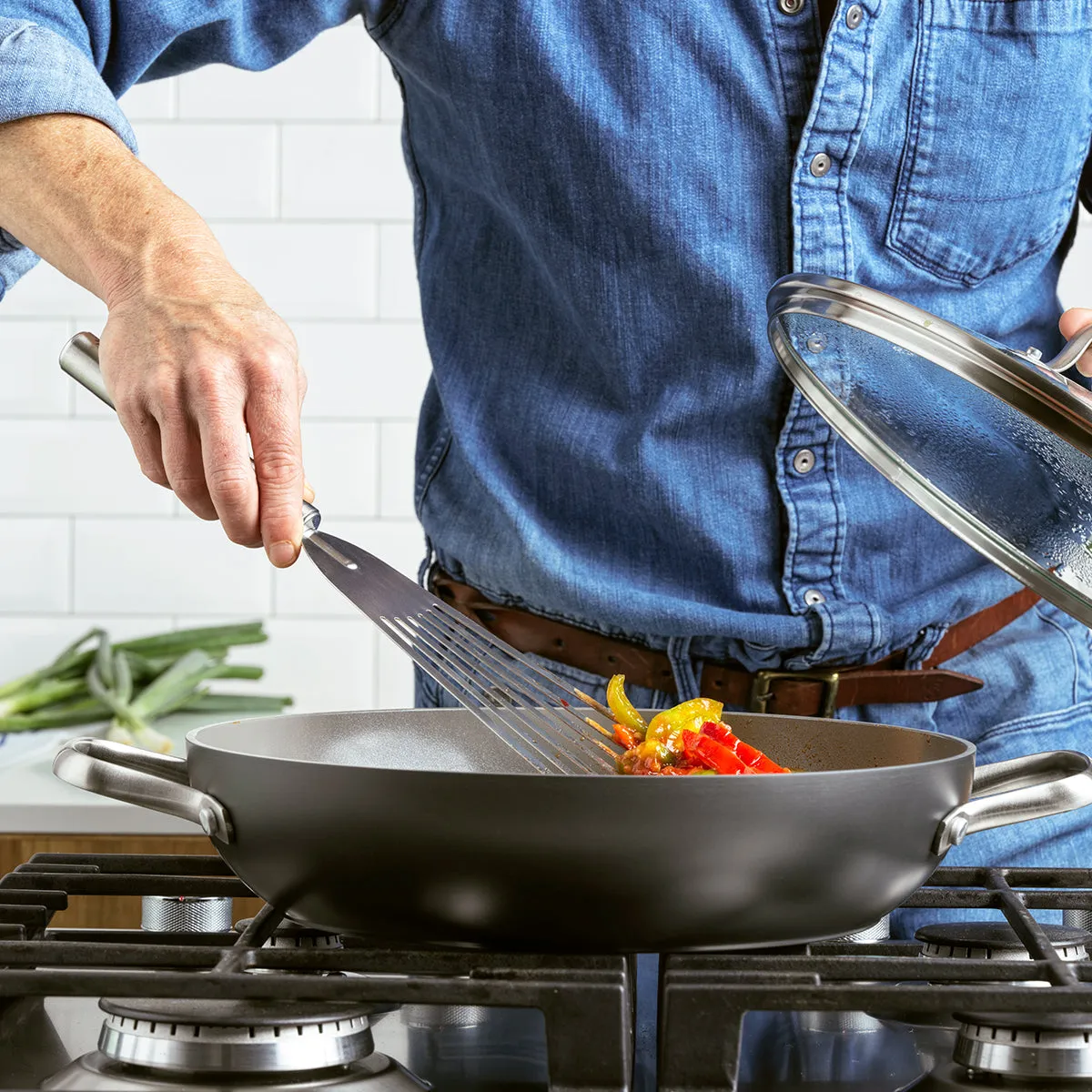 Chatham Ceramic Nonstick 11" Everyday Pan with Lid