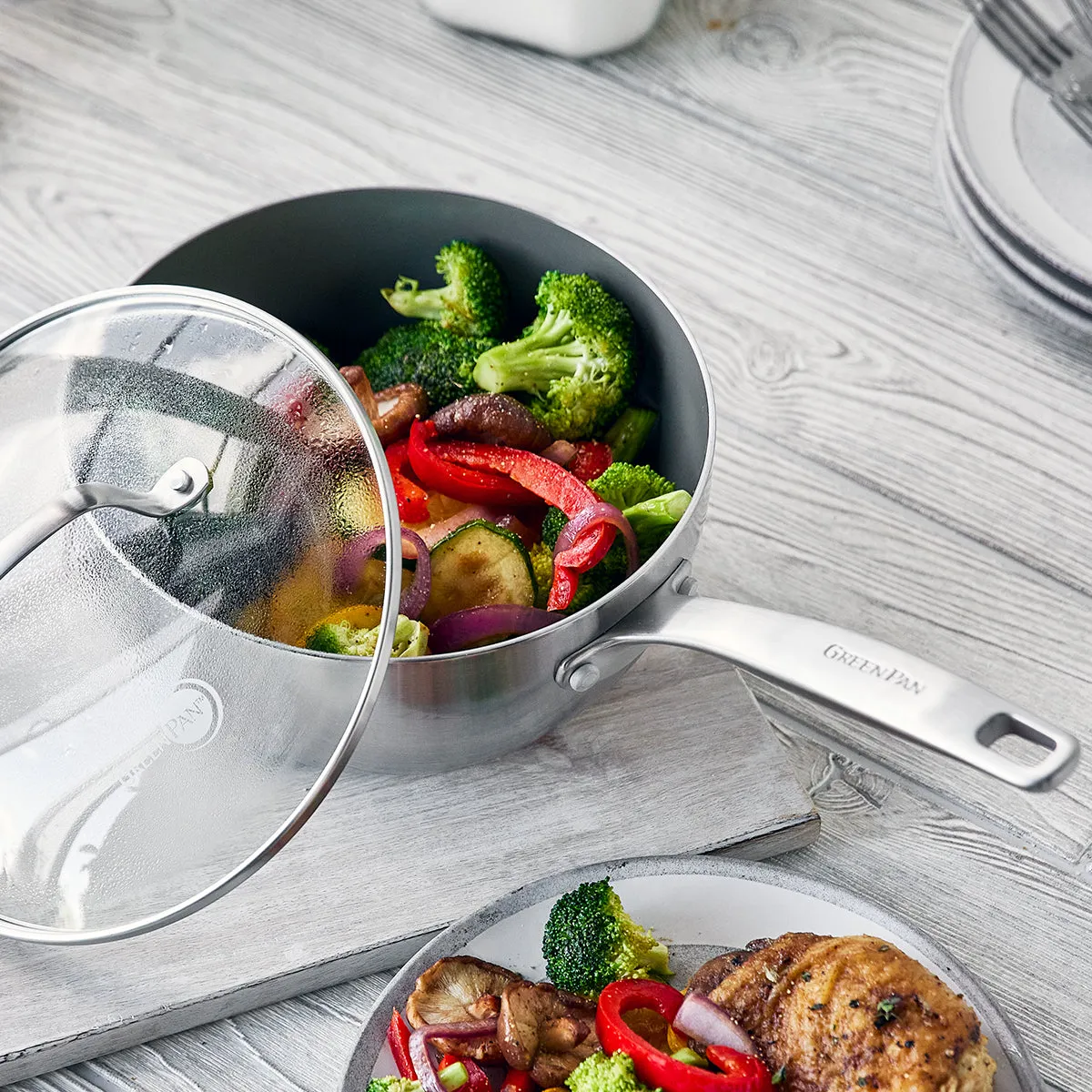 Chatham Stainless 2.5-Quart Chef's Pan with Lid