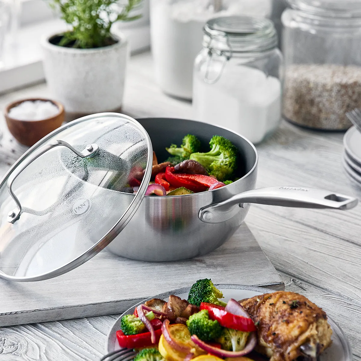 Chatham Stainless 2.5-Quart Chef's Pan with Lid