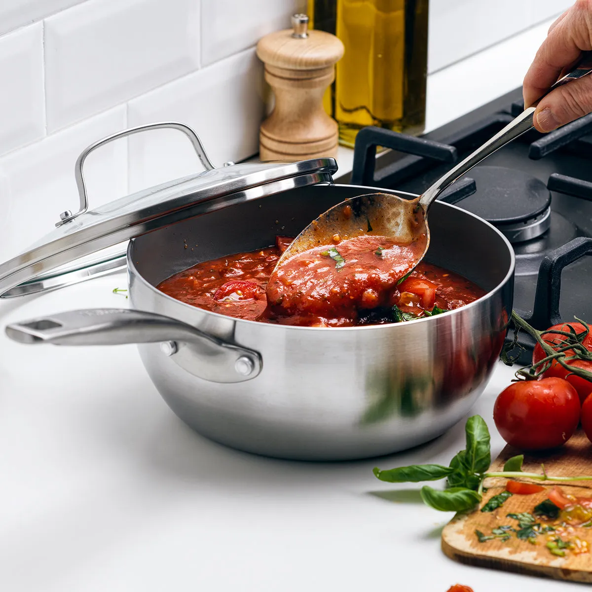 Chatham Stainless 2.5-Quart Chef's Pan with Lid