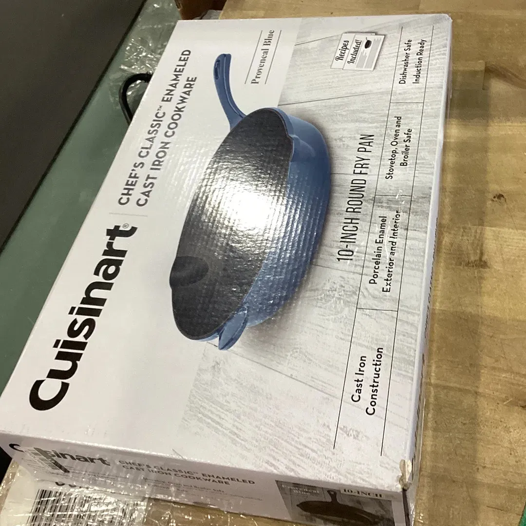 Chefs Classic Enameled Cast Iron 10" Skillet - Provencal Blue