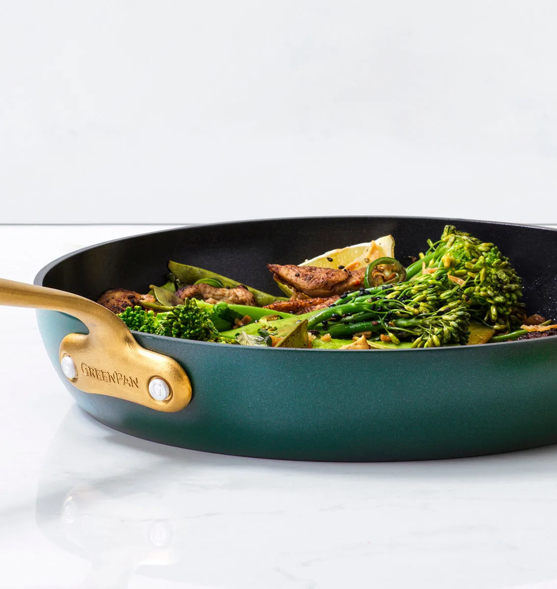 Craft Ceramic Nonstick 8" and 11" Frypan Set | Forest Green