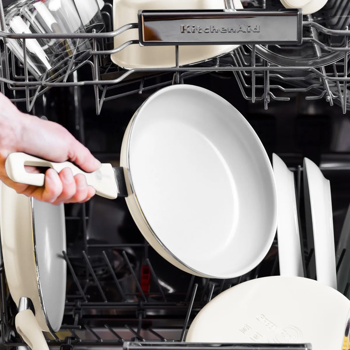 Dover Ceramic Nonstick 10" Frypan | Cream White
