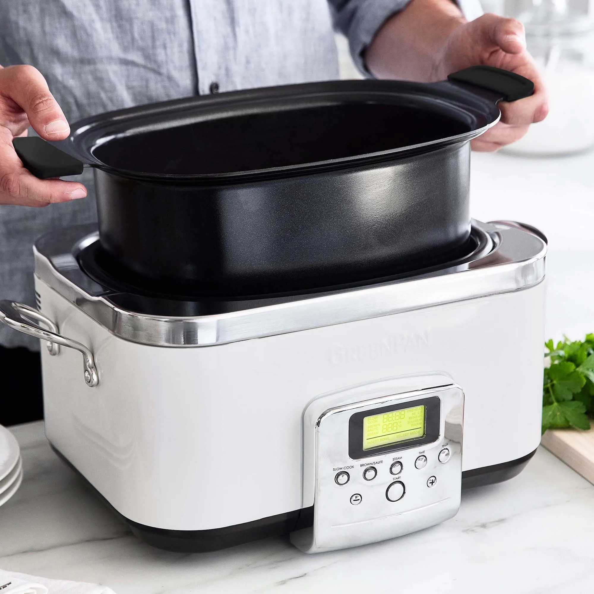 Elite 6-Quart Slow Cooker | Cloud Cream
