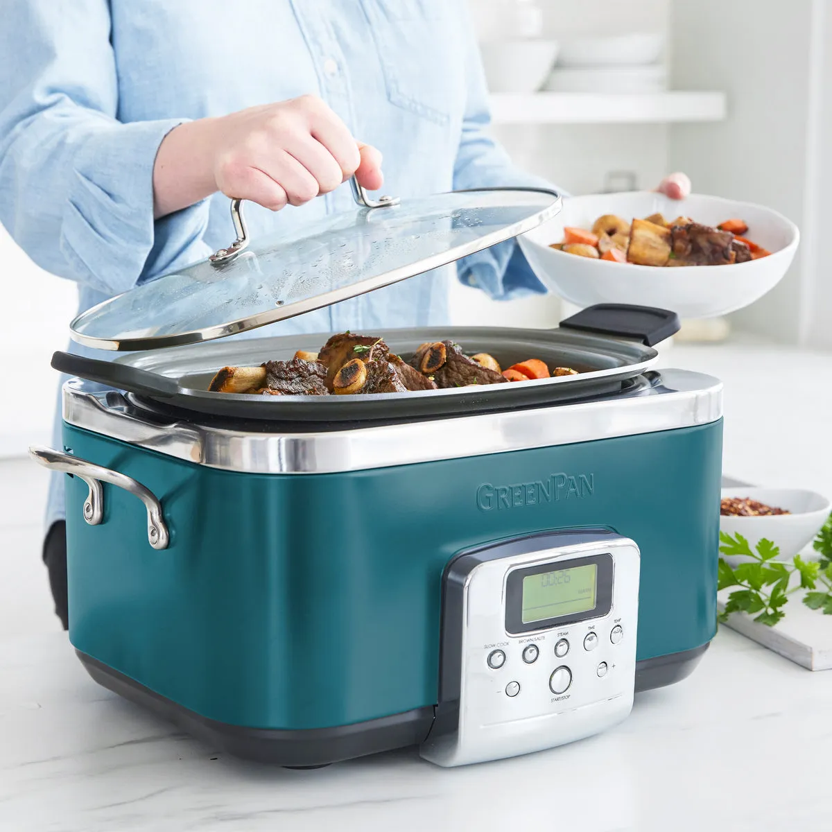 Elite 6-Quart Slow Cooker | Deep Teal
