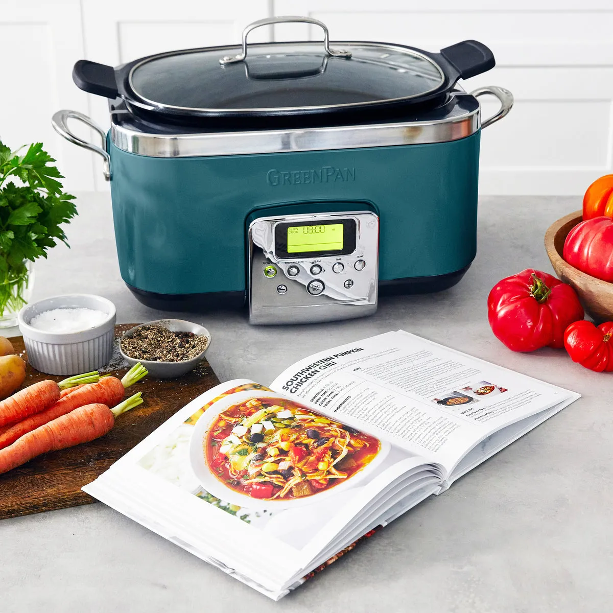 Elite 6-Quart Slow Cooker | Deep Teal