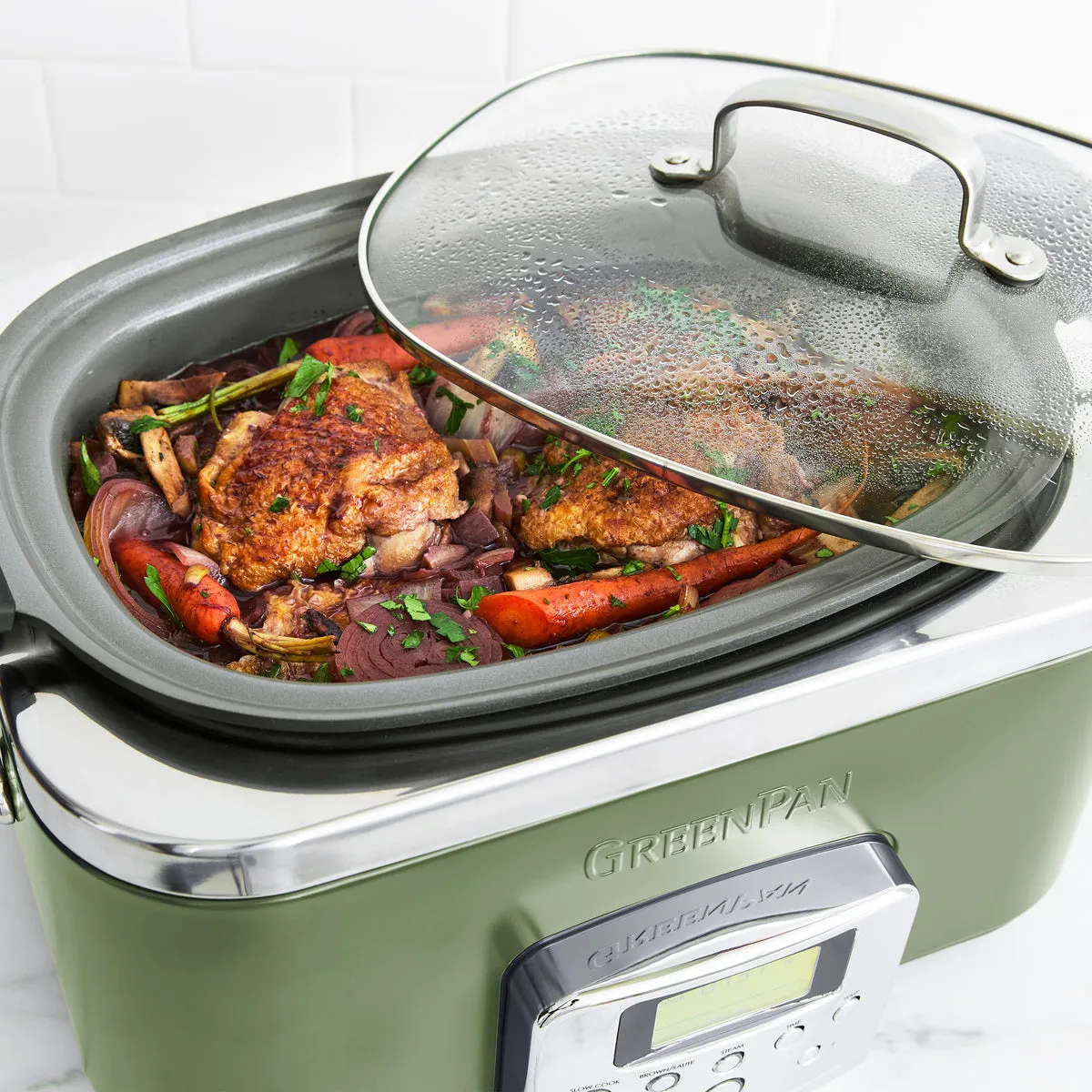 Elite 6-Quart Slow Cooker | Sage