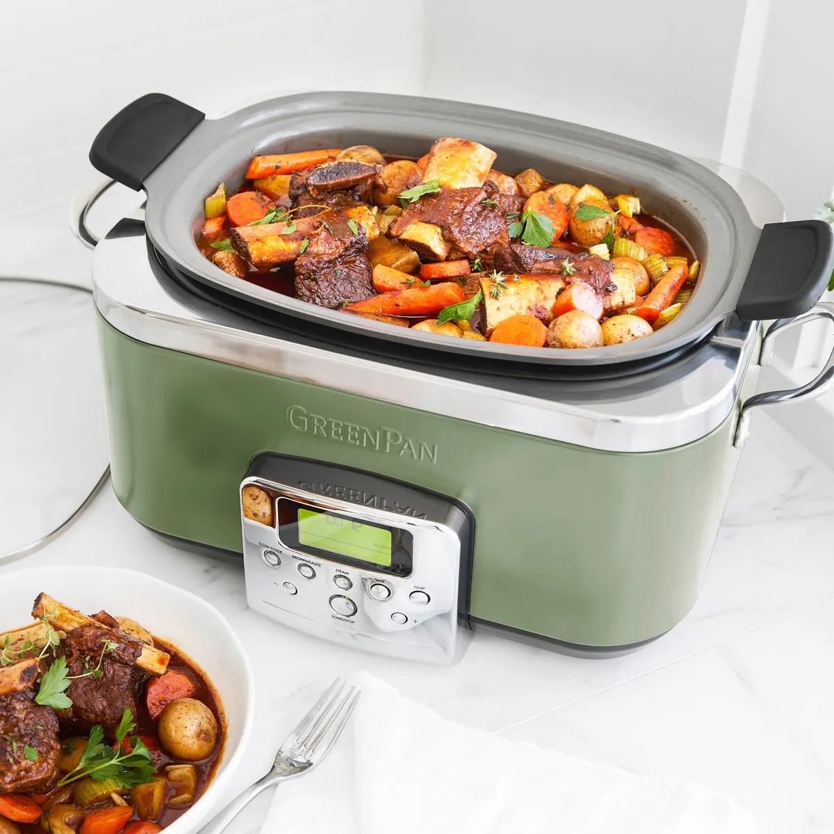 Elite 6-Quart Slow Cooker | Sage