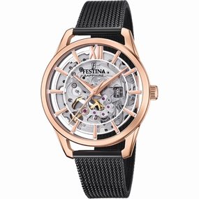 Festina Automatic Stainless Steel Analog Ladies Watch I Model F20628/2 Automatic Movement