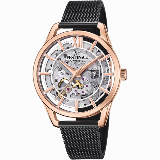 Festina Automatic Stainless Steel Analog Ladies Watch I Model F20628/2 Automatic Movement