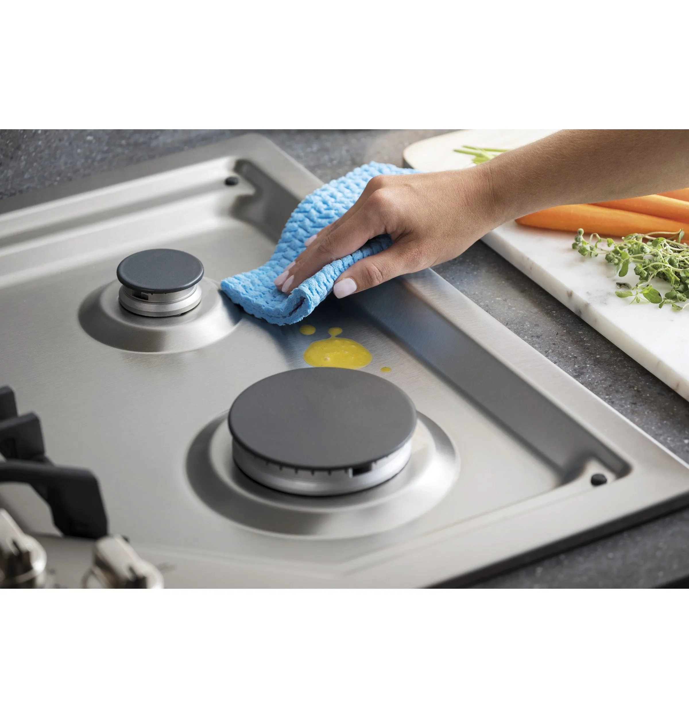 GE Profile Stainless Steel 30" Built-In Gas Cooktop - PGP9030SLSS