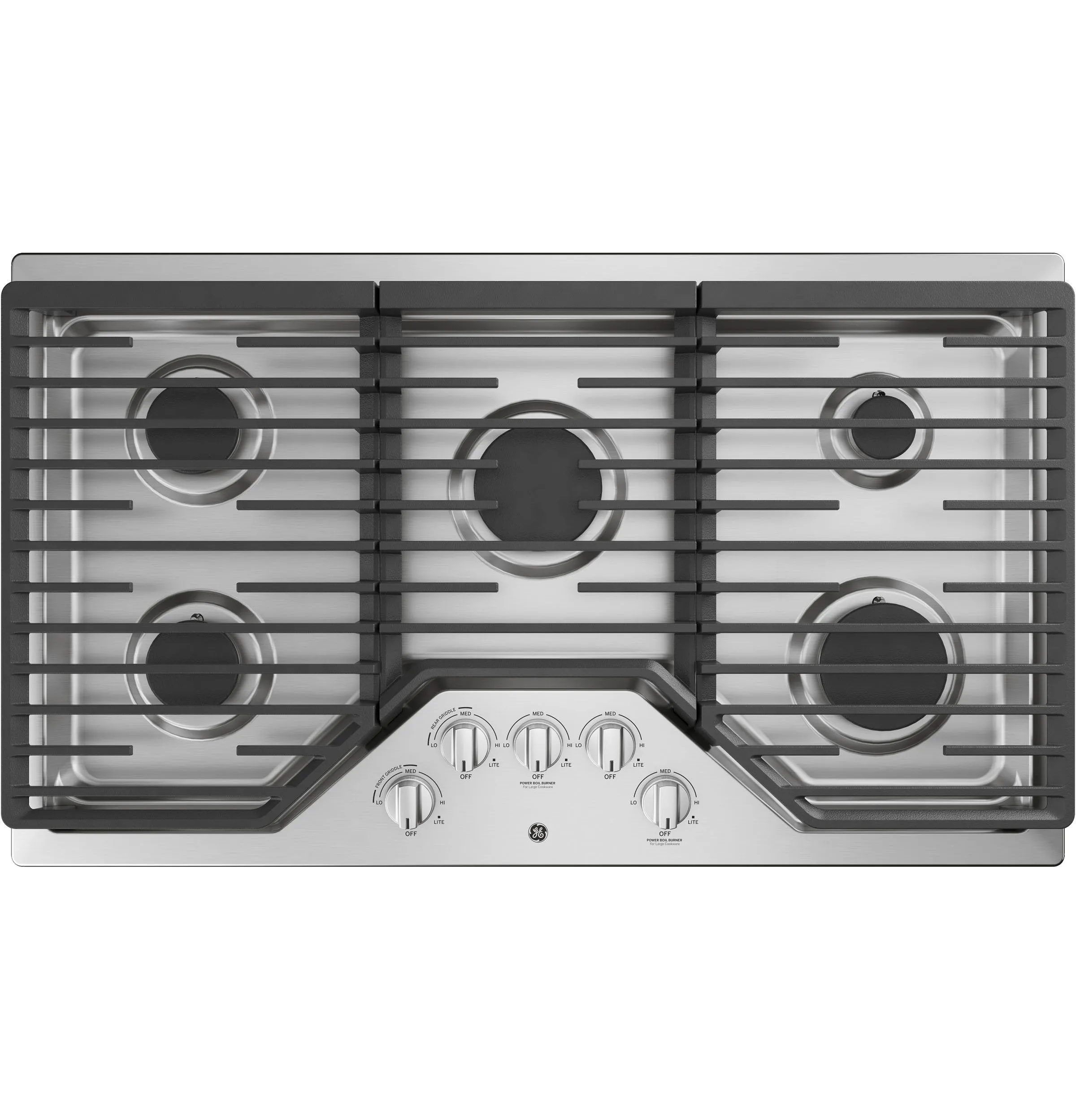GE Stainless Steel 36" Gas Cooktop - JGP5036SLSS
