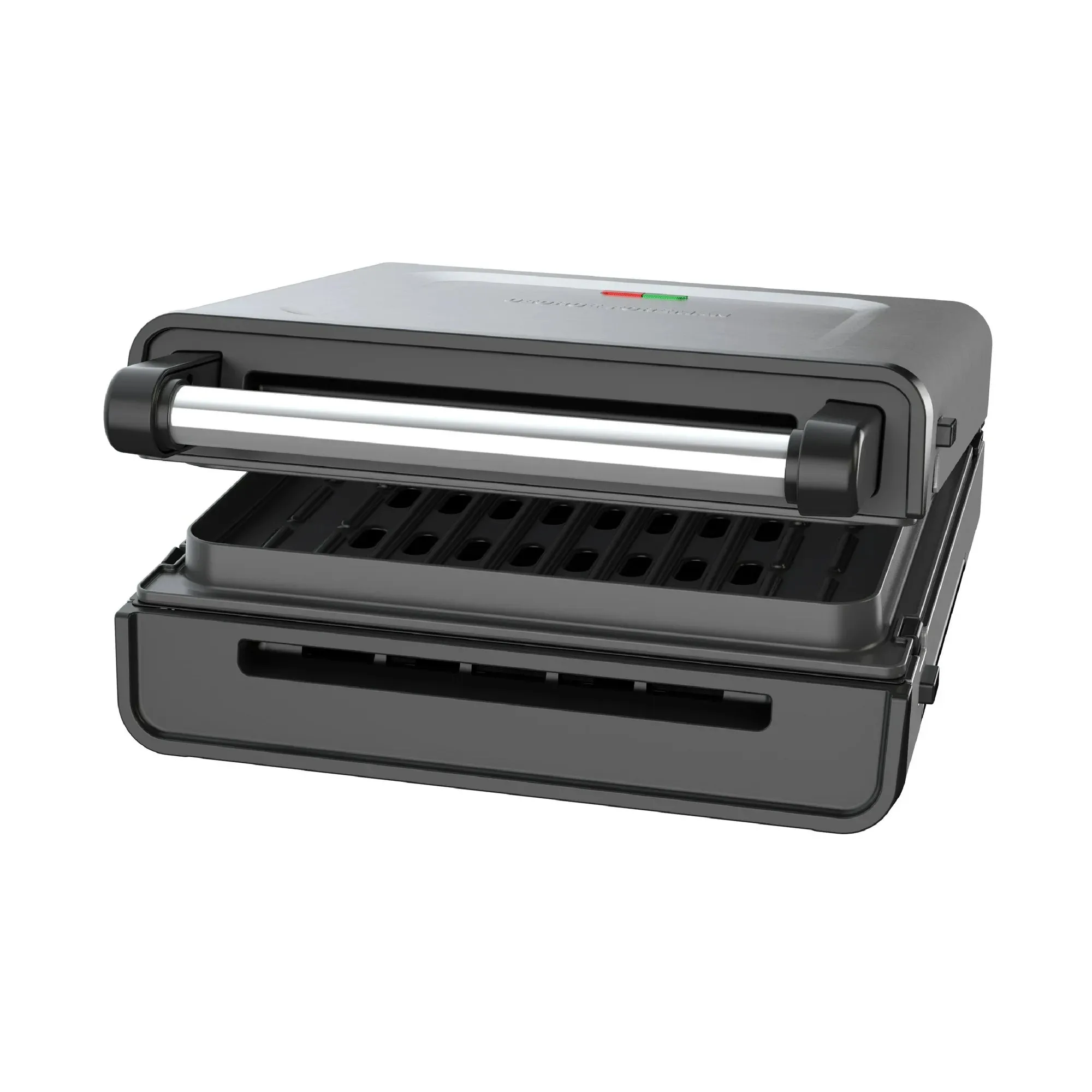 George GRS6090BX Foreman Contact Smokeless - Ready Grill, Stainless Steel